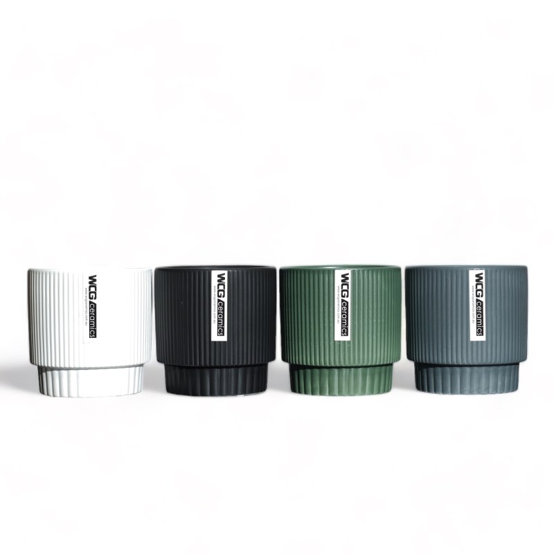 Elegance Newly Small Matte Flowerpot (Mix Color) U05001