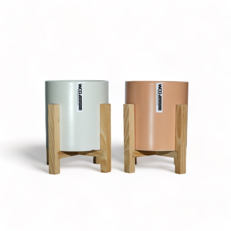 Large Pair of Flowerpot  With Stand（2 Colors） U050015