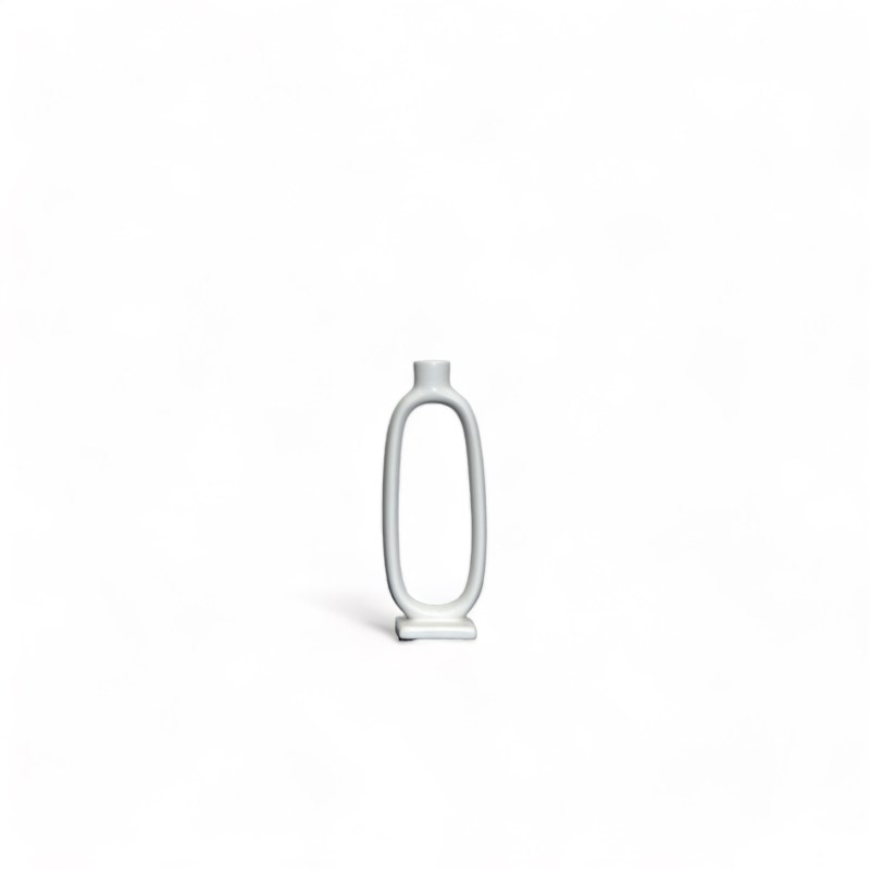 PhotoRoom_20230825_234603 O-Shaped White High Candlestick