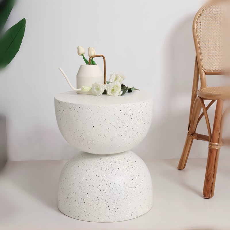 IMG_4141 Double Bowl Terrazzo Side Table GD08