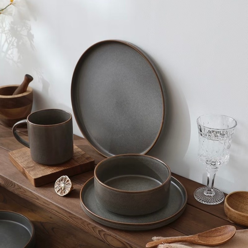 Misty Grey Stoneware Set DW01